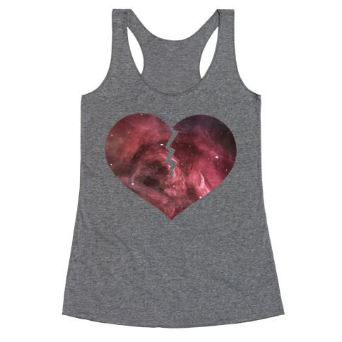 Broken Heart -Galaxy (Slim fit) Racerback Tank Top