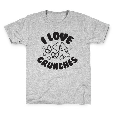 I Love Crunches Kids T-Shirt