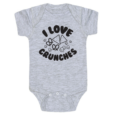 I Love Crunches Baby One-Piece