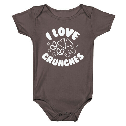 I Love Crunches Baby One-Piece