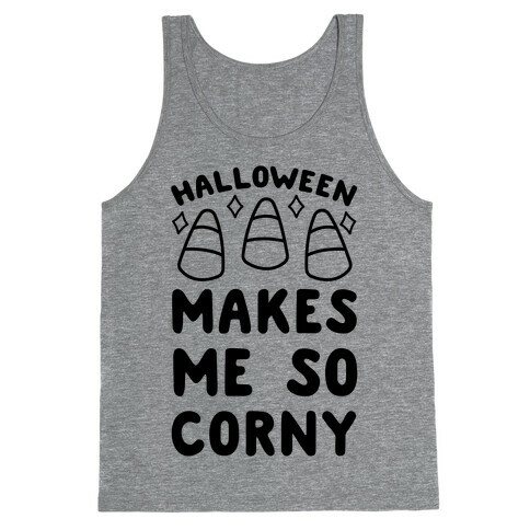 Halloween Makes Me Corny Tank Top