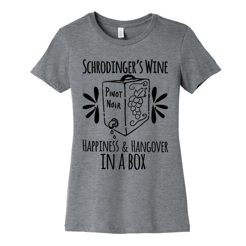 Schrodingers Wine Womens T-Shirt