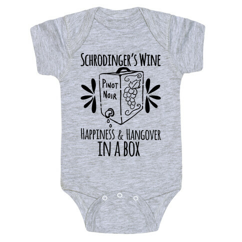 Schrodingers Wine Baby One-Piece