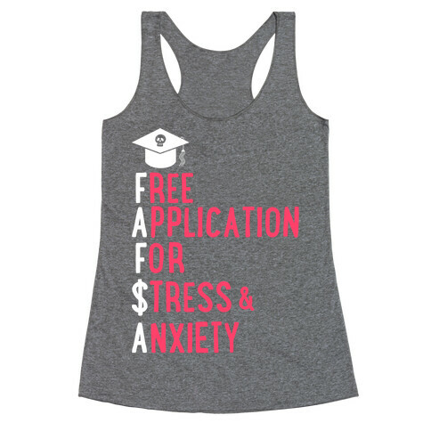 FAFSA Racerback Tank Top