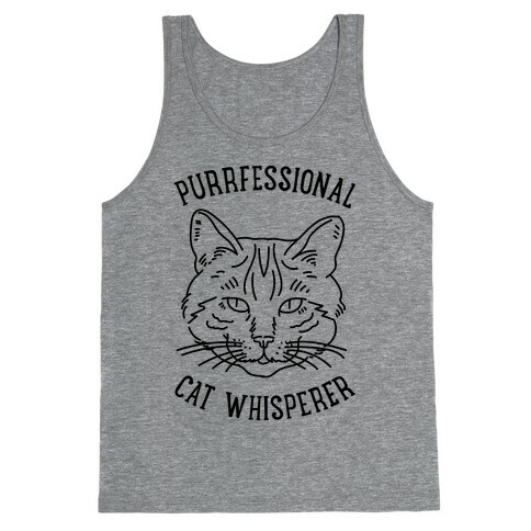 Purrfessional Cat Whisperer Tank Top