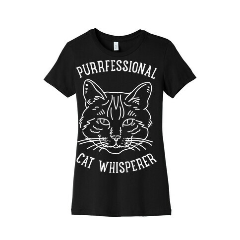 Purrfessional Cat Whisperer Womens T-Shirt