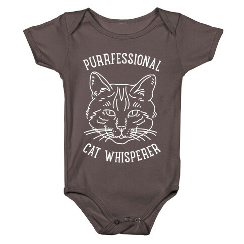 Purrfessional Cat Whisperer Baby One-Piece