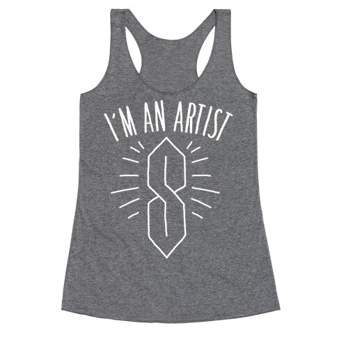 I'm An Artist Racerback Tank Top