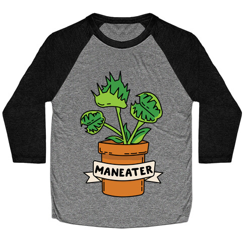 Maneater (Venus Fly Trap) Baseball Tee