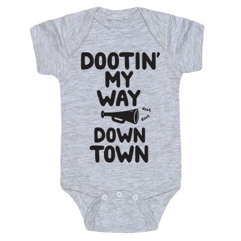 Dootin' My Way Downtown Baby One-Piece