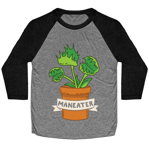 Maneater (Venus Fly Trap) Baseball Tee