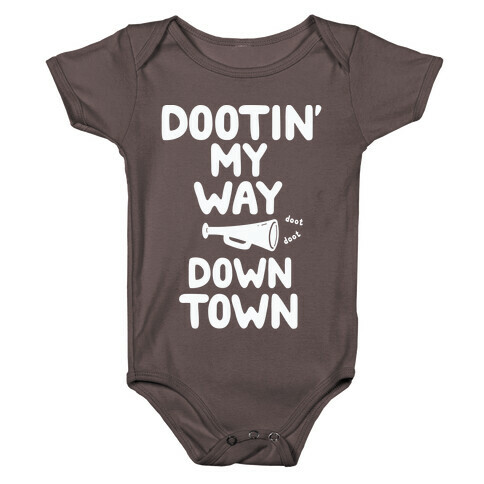 Dootin' My Way Downtown Baby One-Piece