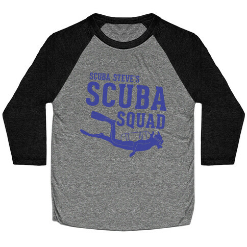 Scuba Steve Scuba Squad Baseball Tee
