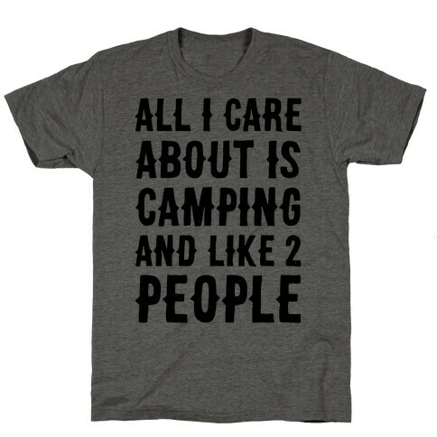All I Care About Is Camping And Like 2 People T-Shirt