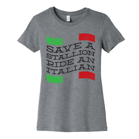 Save a Stallion (tank) Womens T-Shirt