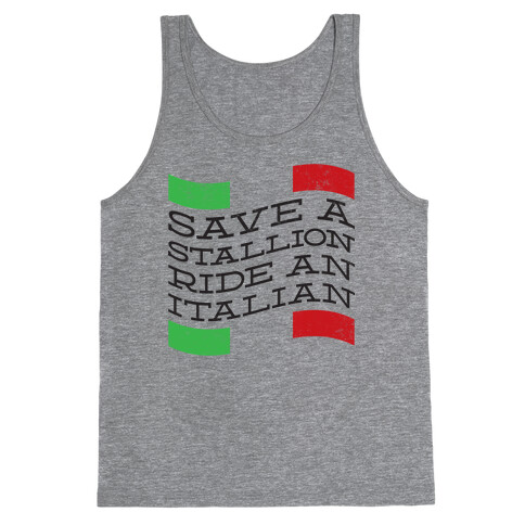 Save a Stallion (tank) Tank Top