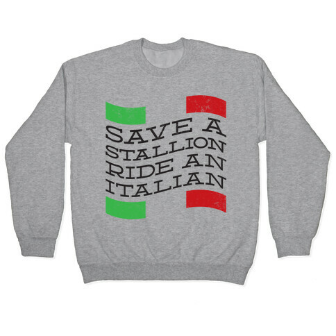 Save a Stallion (tank) Pullover