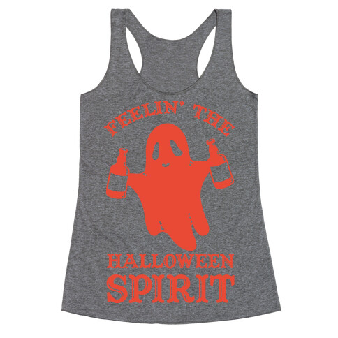 Feelin' the Halloween Spirit Racerback Tank Top