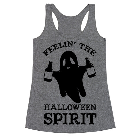 Feelin' the Halloween Spirit Racerback Tank Top