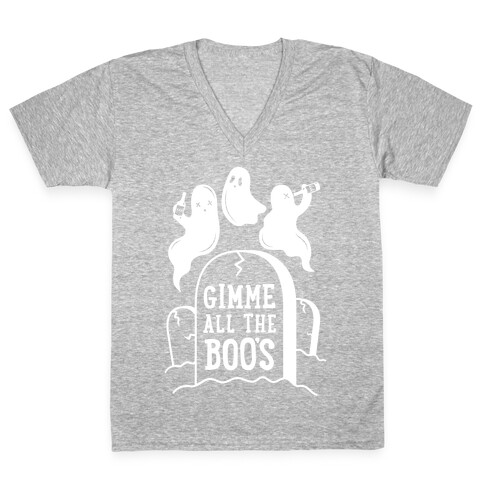 Gimme All the Boo's V-Neck Tee Shirt