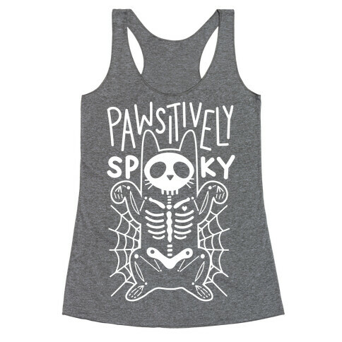 Pawsitively Spooky Racerback Tank Top