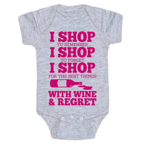 Shop With Wine Baby One-Piece