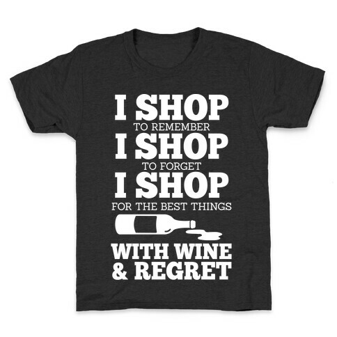 Shop With Wine Kids T-Shirt