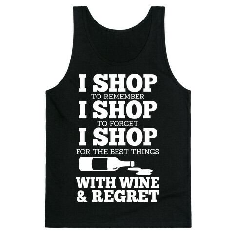 Shop With Wine Tank Top