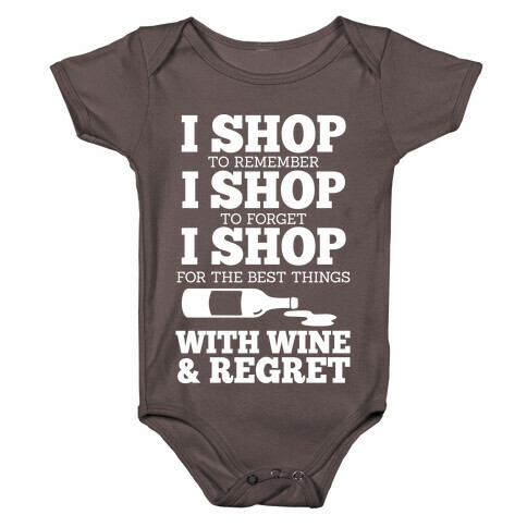 Shop With Wine Baby One-Piece