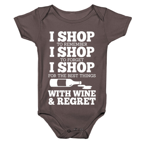 Shop With Wine Baby One-Piece