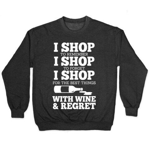 Shop With Wine Pullover