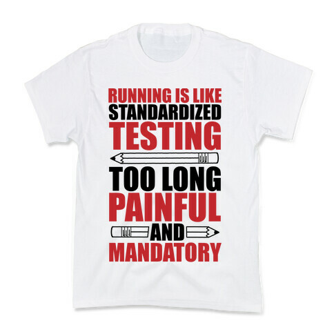 Running is like Testing Kids T-Shirt
