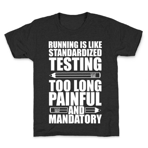 Running is like Testing Kids T-Shirt