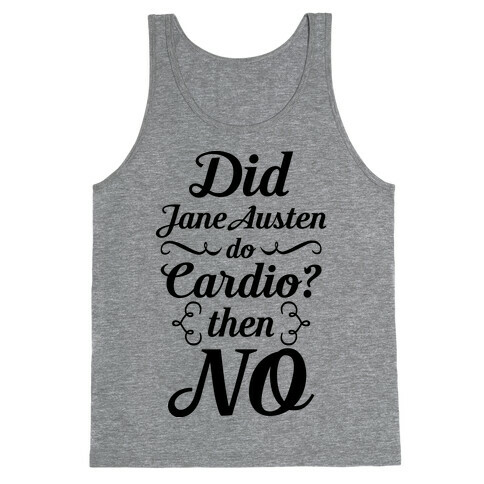 Jane Austen Cardio Tank Top