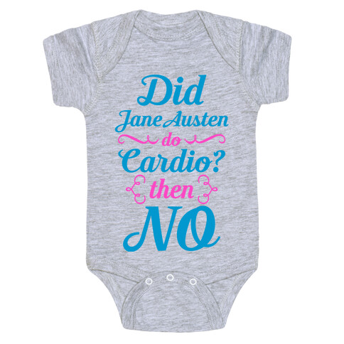 Jane Austen Cardio Baby One-Piece