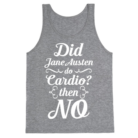Jane Austen Cardio Tank Top