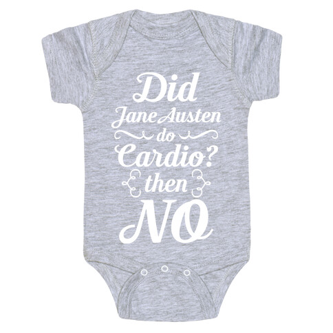 Jane Austen Cardio Baby One-Piece