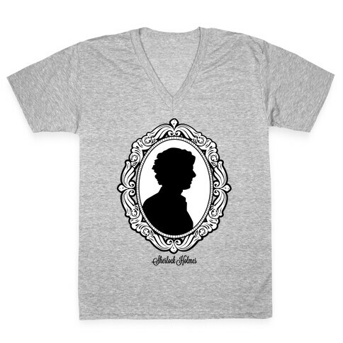 Sherlock Cameo V-Neck Tee Shirt