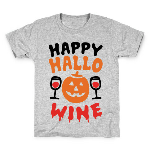 Happy Hallo-wine Kids T-Shirt