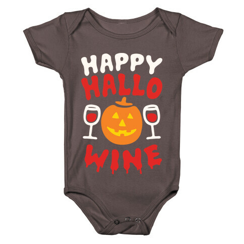 Happy Hallo-wine Baby One-Piece