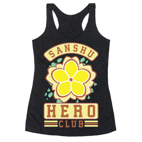 Sanshu Hero Club Fu Racerback Tank Top