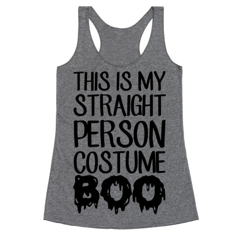 Straight Costume Racerback Tank Top