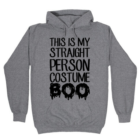 Straight Costume Hooded Sweatshirt