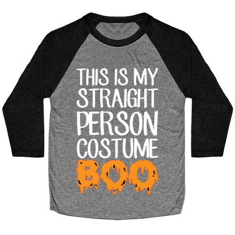 Straight Costume Baseball Tee