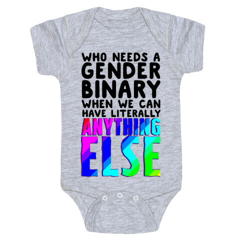 Why Gender Binary Baby One-Piece