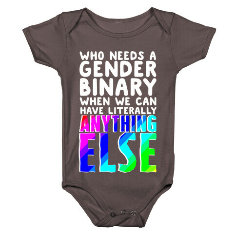 Why Gender Binary Baby One-Piece