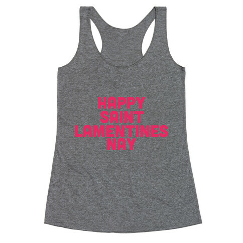 Lame Holiday Racerback Tank Top