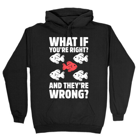 What If You're Right? And They're Wrong? Hooded Sweatshirt