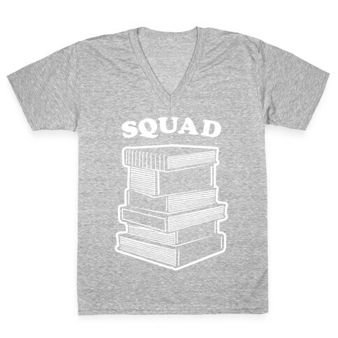Book Squad V-Neck Tee Shirt