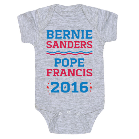 Bernie Sanders / Pope Francis 2016 Baby One-Piece